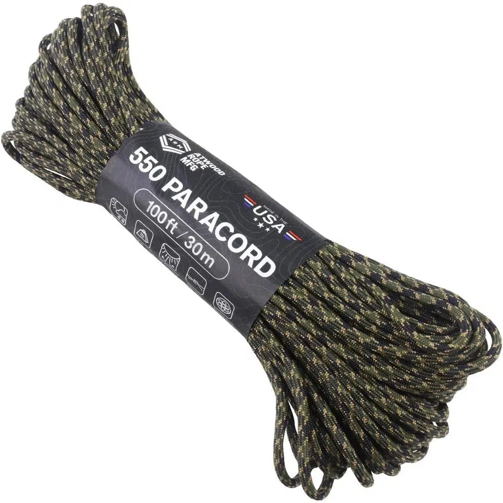 Atwood Rope Paracord - 550 LB - 4MM X 100 FT-Climbing - Ropes-Atwood Rope-Veteran-Appalachian Outfitters