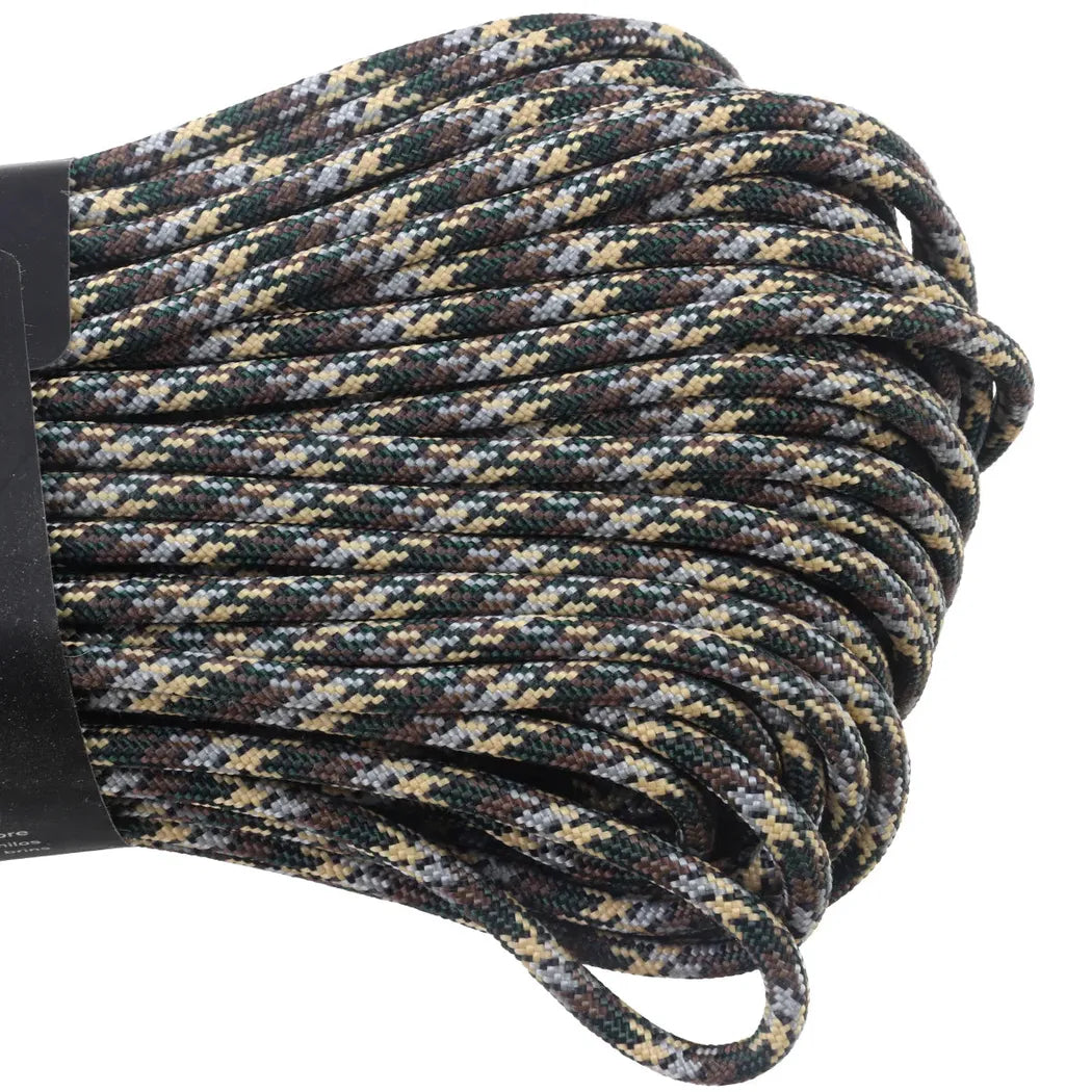 Atwood Rope Paracord - 550 LB - 4MM X 100 FT - Camos and Black-Camping - Accessories - Rope and Cordage-Atwood Rope-Appalachian Outfitters