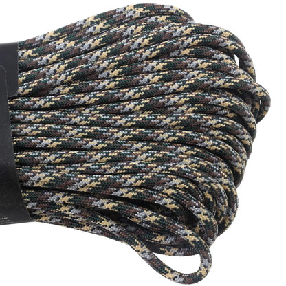 Atwood Rope Paracord - 550 LB - 4MM X 100 FT - Camos and Black-Camping - Accessories - Rope and Cordage-Atwood Rope-Appalachian Outfitters