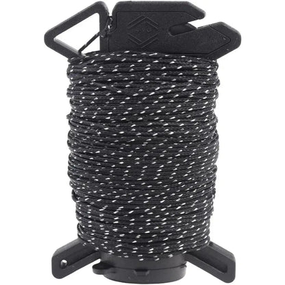 Atwood Rope Reflective Ready Rope - 100 Mirco Cord - 1.18MM X 125 FT-Climbing - Ropes-Atwood Rope-Reflective Black-Appalachian Outfitters
