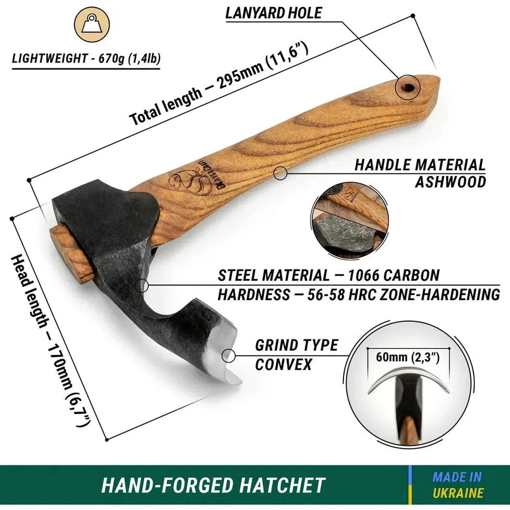 Beavercraft Adze with Leather Sheath-Camping - Accessories - Axes-Beavercraft-Appalachian Outfitters