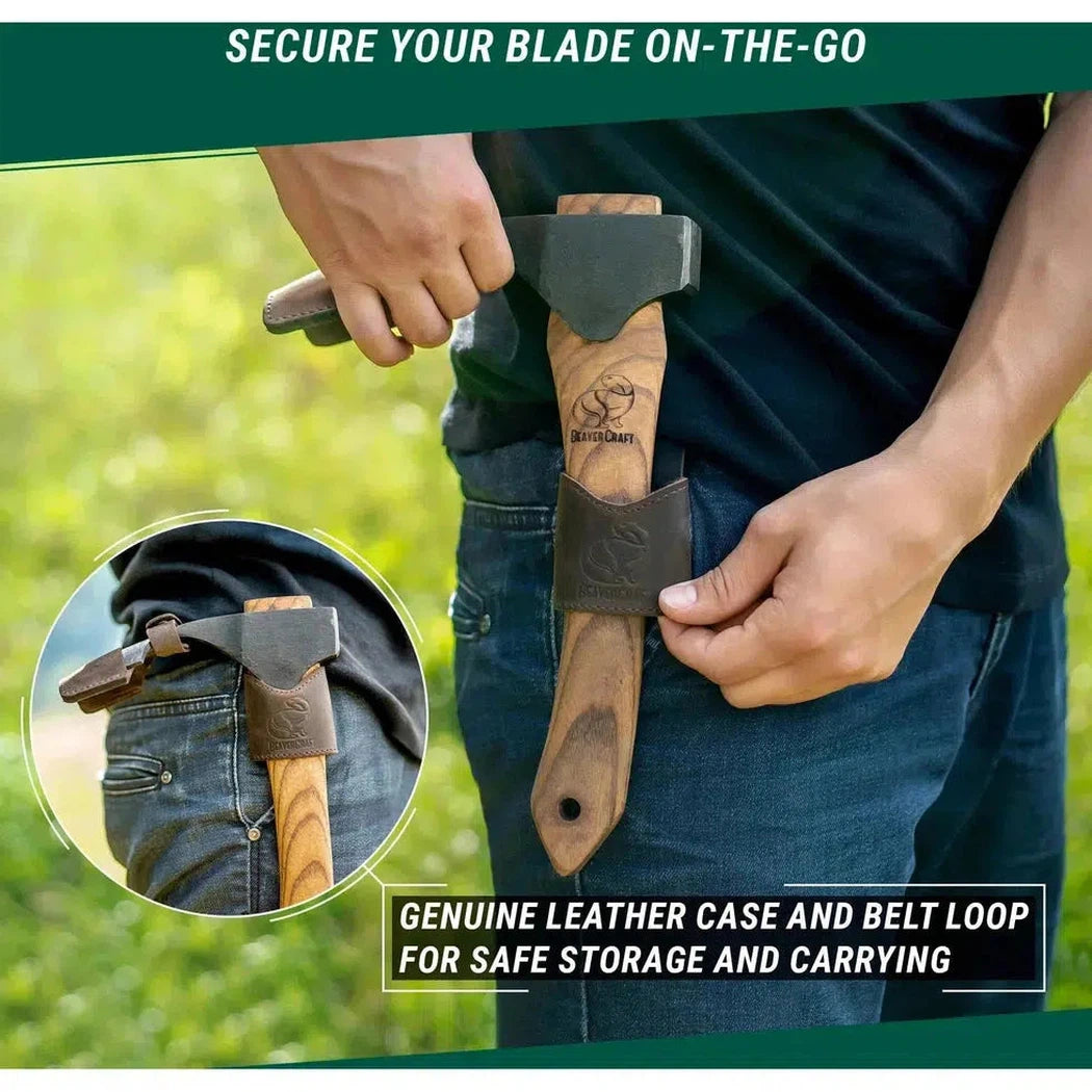 Beavercraft Adze with Leather Sheath-Camping - Accessories - Axes-Beavercraft-Appalachian Outfitters