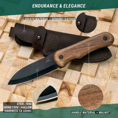 BSH5 Bushcraft Knife-Camping - Accessories - Knives-Beavercraft-Appalachian Outfitters