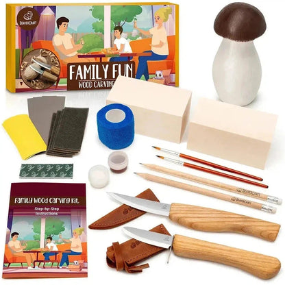 Beavercraft Family Fun Wood Carving Kit-Camping - Accessories - Knives-Beavercraft-Appalachian Outfitters