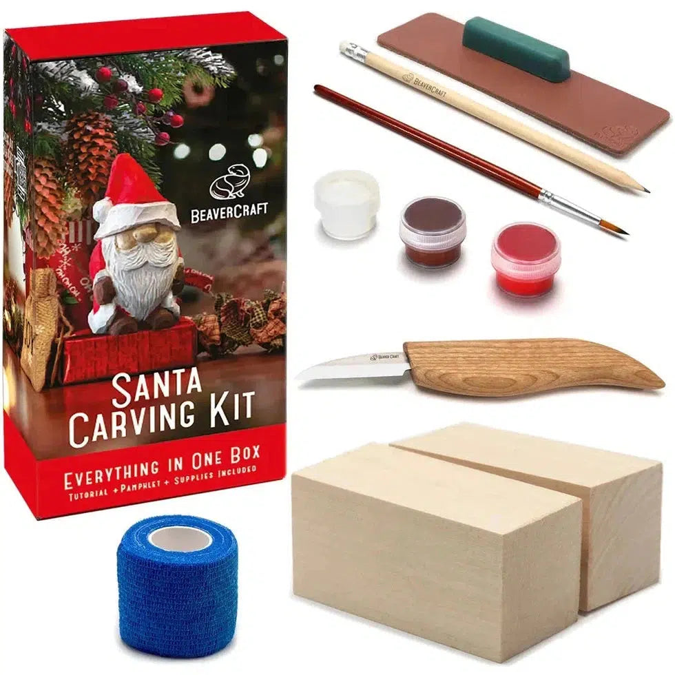 Beavercraft Santa Carving Hobby Kit-Camping - Accessories - Knives-Beavercraft-Appalachian Outfitters