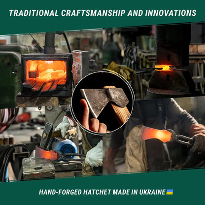 Beavercraft Small Carving Axe with Leather Sheath-Camping - Accessories - Axes-Beavercraft-Appalachian Outfitters