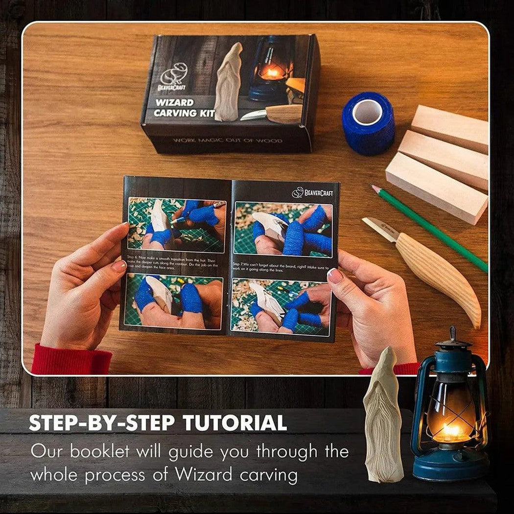 Beavercraft Wizard Carving Kit