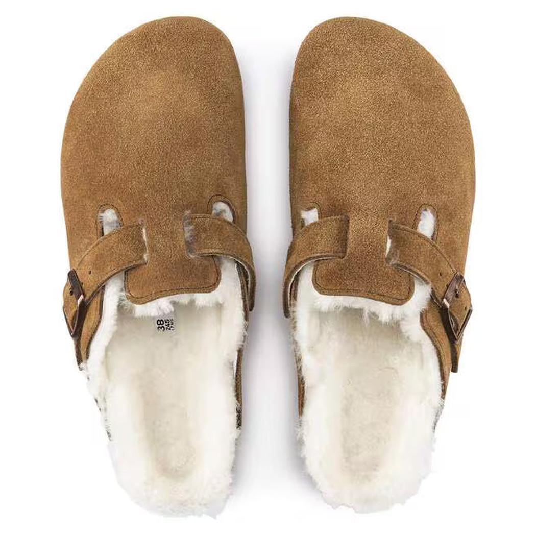 Birkenstock Boston Shearling Suede Leather - Appalachian Outfitters