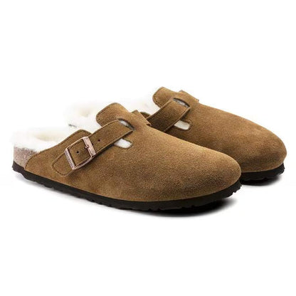 Birkenstock Boston Shearling Suede Leather - Appalachian Outfitters