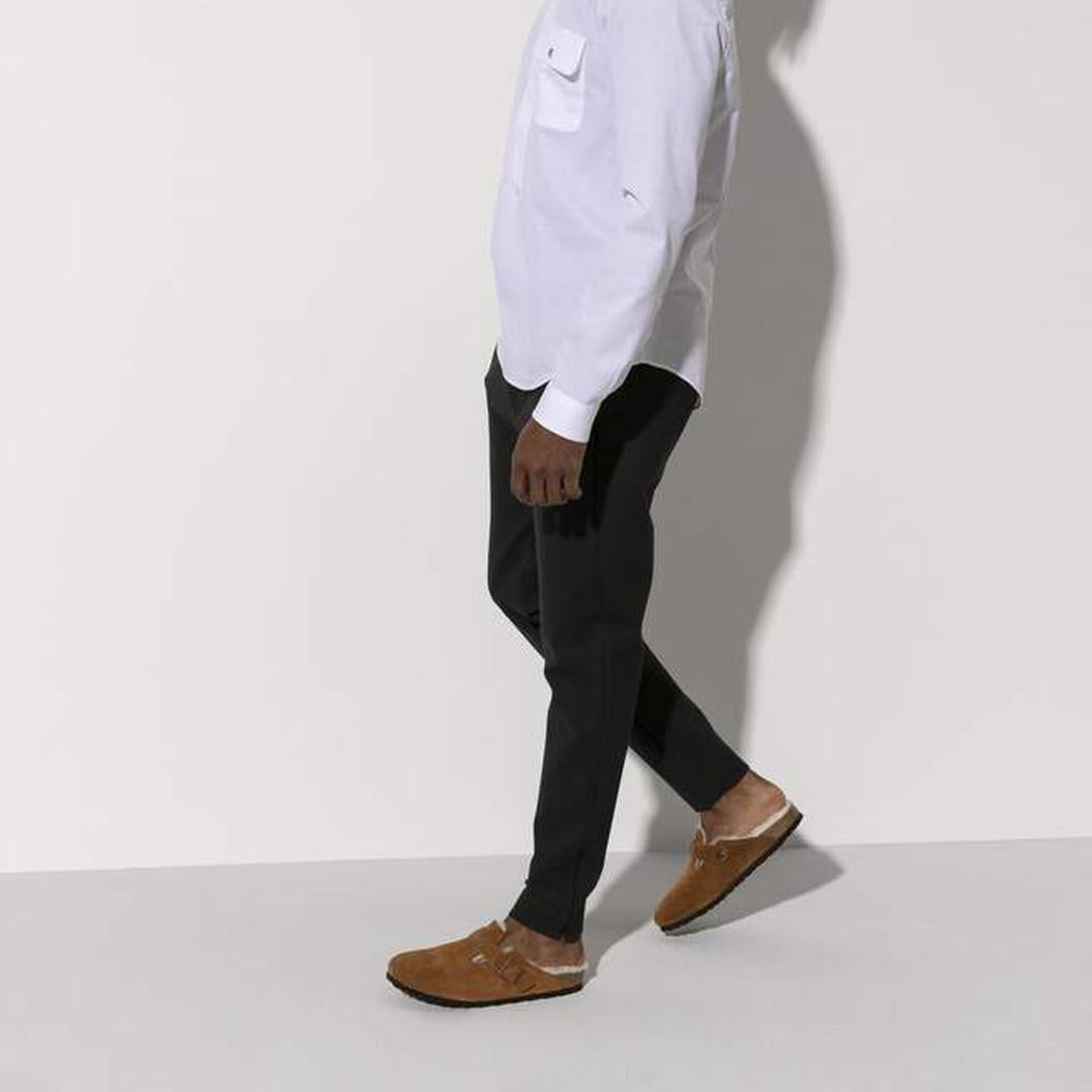 Birkenstock Boston Shearling Suede Leather-Women's - Footwear - Sandals-Birkenstock-Appalachian Outfitters