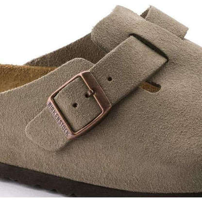 Birkenstock Boston Soft Footbed - Suede Leather-Women's - Footwear - Sandals-Birkenstock-Appalachian Outfitters