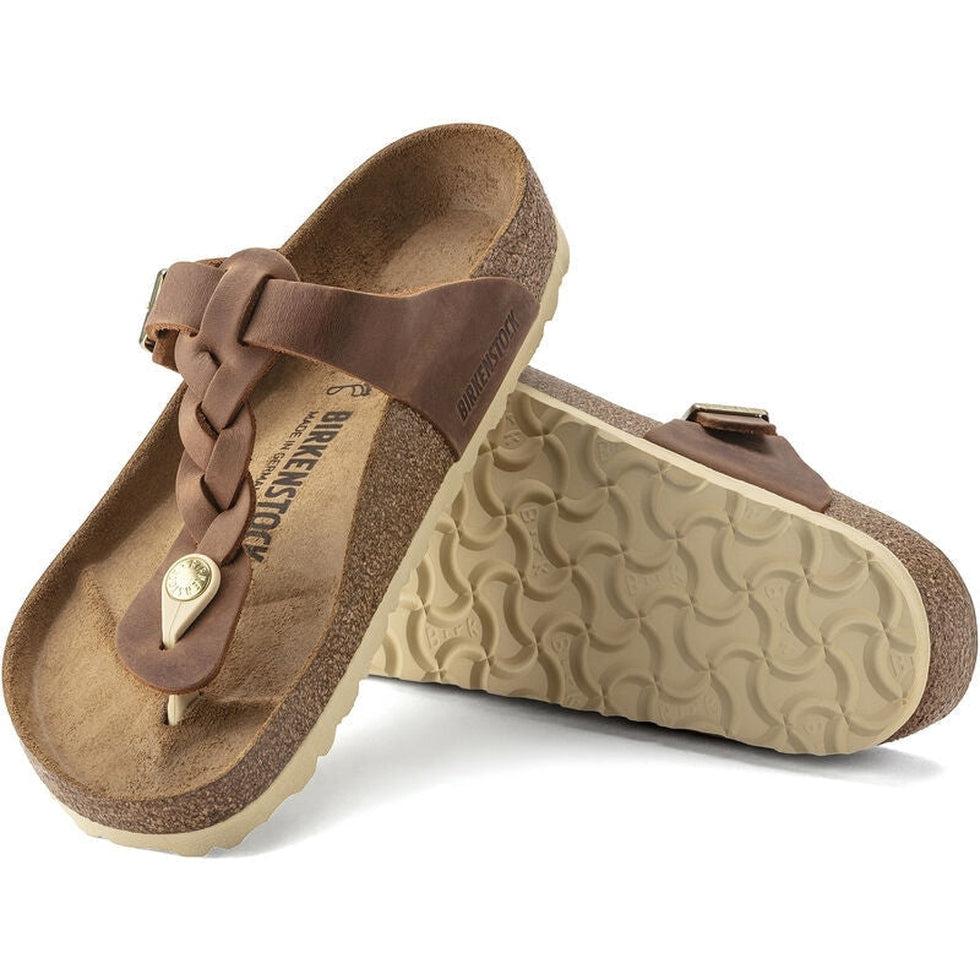 Gizeh Braid Oiled Leather-Women's - Footwear - Sandals-Birkenstock-Appalachian Outfitters