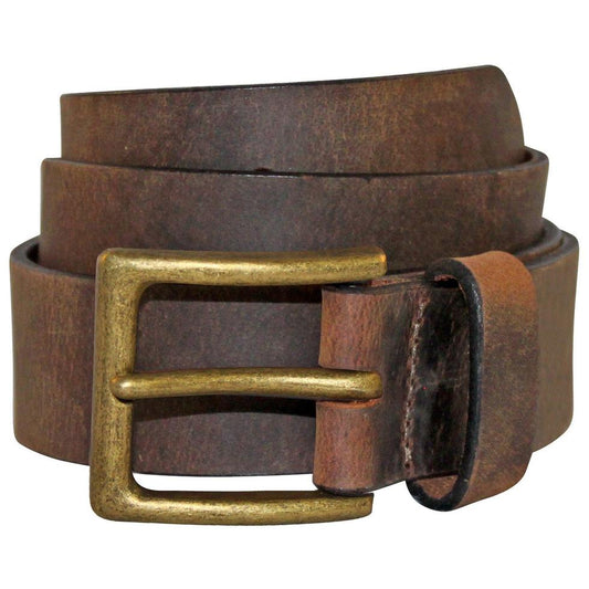 Bison-38mm Box Canyon Bronze Buckle Belt-Appalachian Outfitters