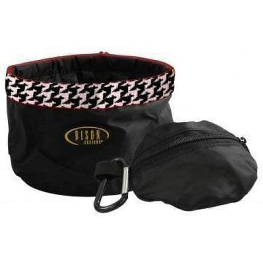 Bison Fold a Bowl-Pets - Bowls-Black Assorted Pattern-Appalachian Outfitters