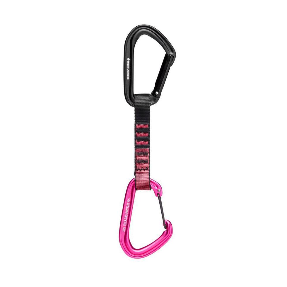 HotForge Hybrid Quickdraw 12cm-Climbing - Hardware - Quickdraws-Black Diamond-Ultra Pink-Appalachian Outfitters