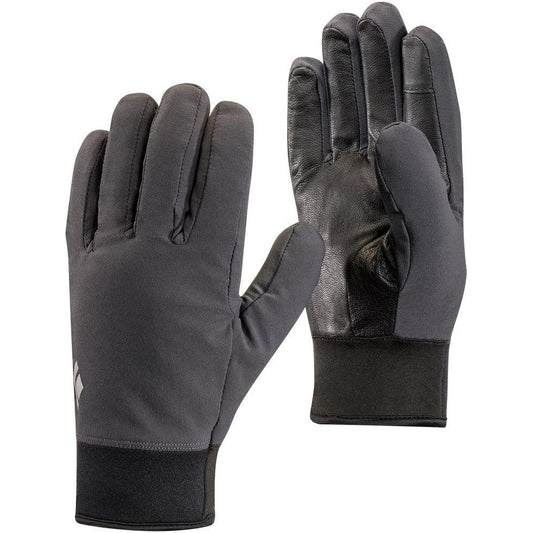 Midweight Softshell Gloves-Accessories - Gloves - Unisex-Black Diamond-Smoke-XS-Appalachian Outfitters