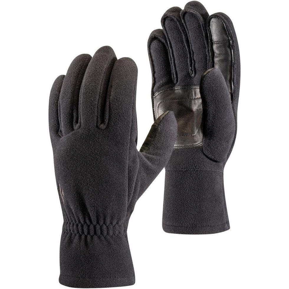 Midweight Windbloc Fleece Gloves-Accessories - Gloves - Unisex-Black Diamond-Black-XS-Appalachian Outfitters