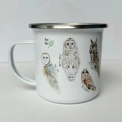Brush & Bark Camping Mug-Camping - Hydration - Cups and Mugs-Brush & Bark-Owls-Appalachian Outfitters