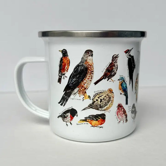 Brush & Bark Camping Mug-Camping - Hydration - Cups and Mugs-Brush & Bark-Backyard Birds-Appalachian Outfitters