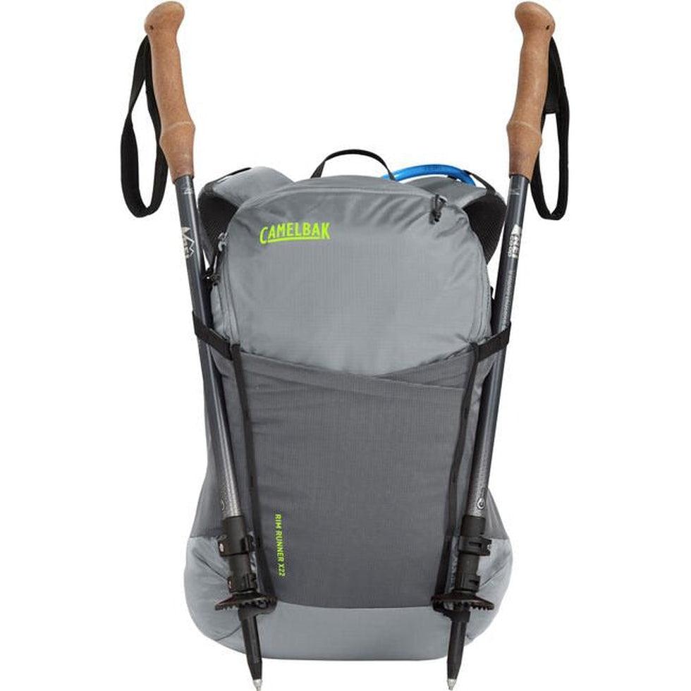 Rim Runner X22 70 Ounce-Camping - Backpacks - Hydration Packs-CamelBak-Grey/Lime Punch-Appalachian Outfitters