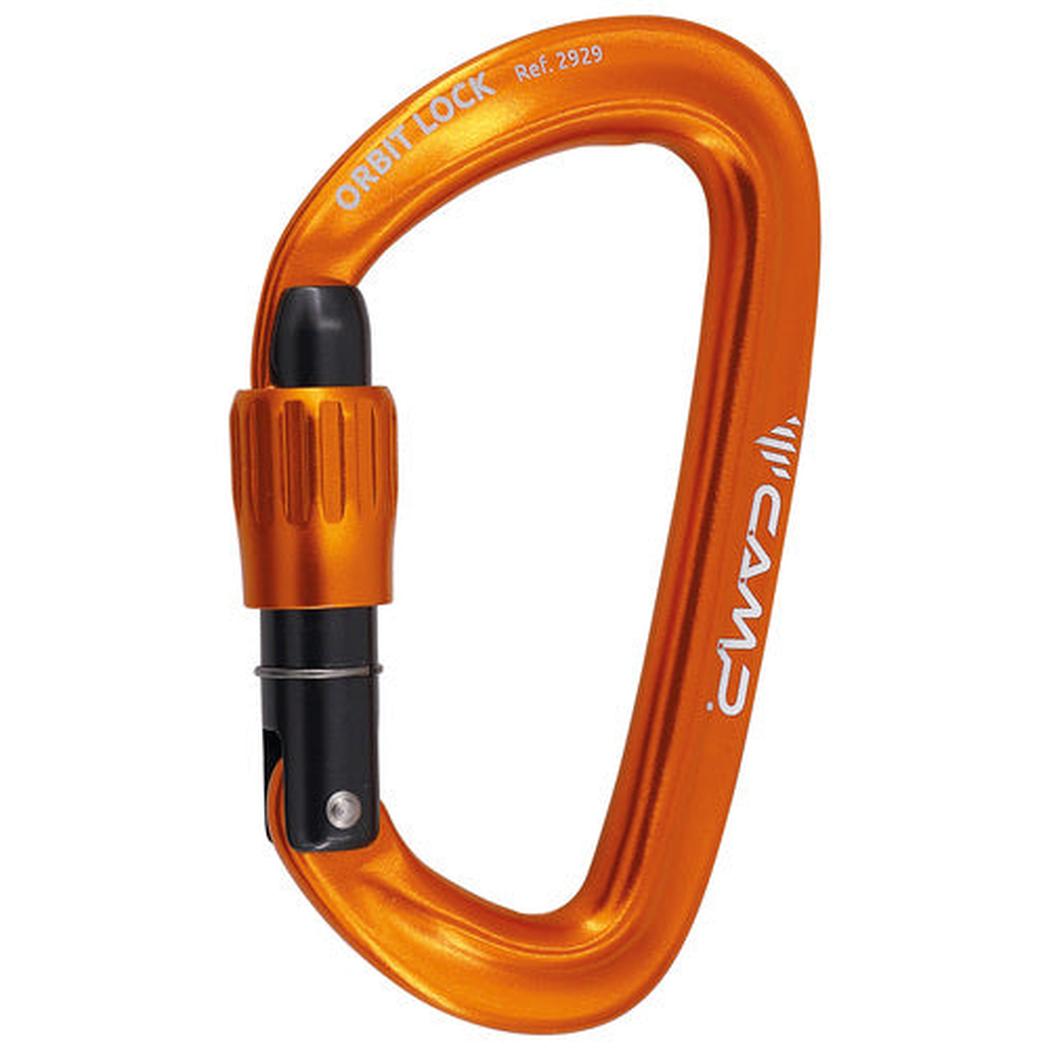 CAMP Orbit Lock-Climbing - Hardware - Carabiners-CAMP-Orange-Appalachian Outfitters
