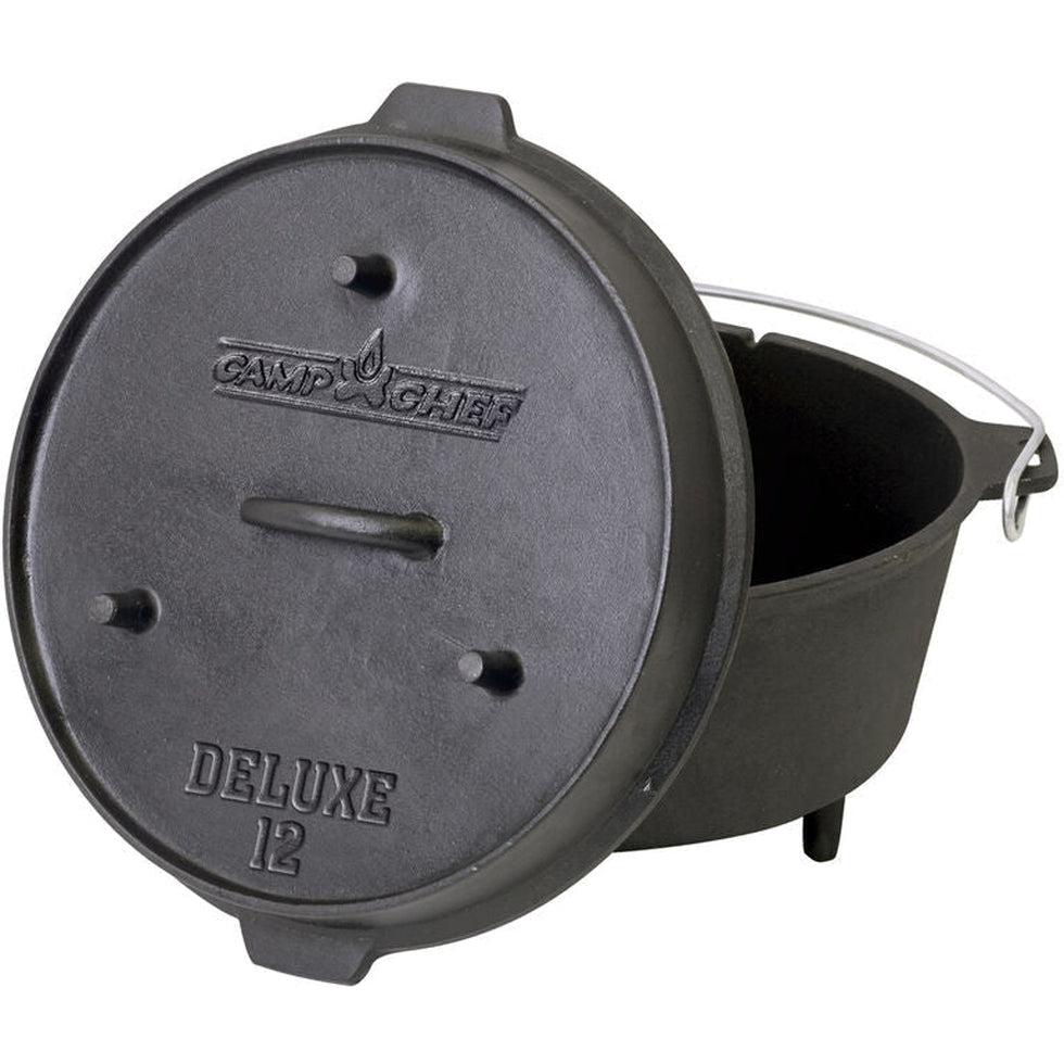 Cast Iron Deluxe Dutch Oven 12"-Camping - Cooking - Pots & Pans-Camp Chef-Appalachian Outfitters
