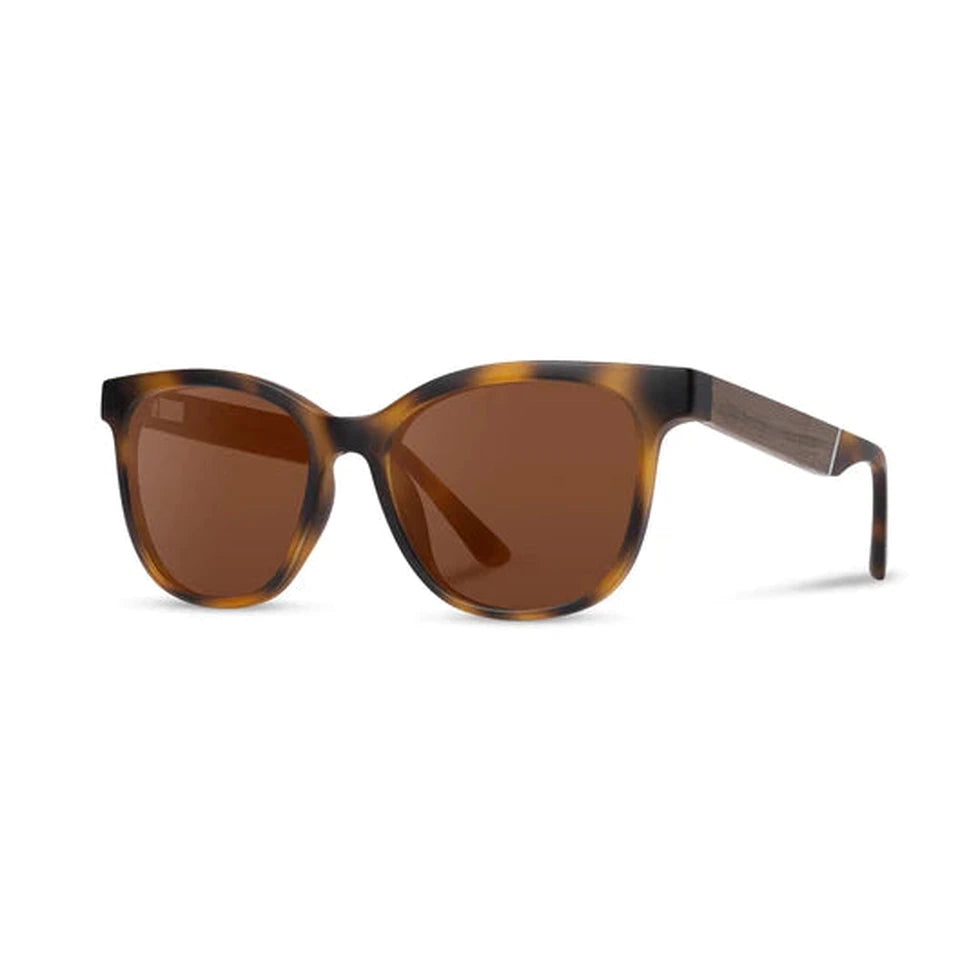Camp Eyewear Cove-Accessories - Sunglasses-Camp Eyewear-Matte Tortoise // Walnut-Basic Polarized Brown-Appalachian Outfitters