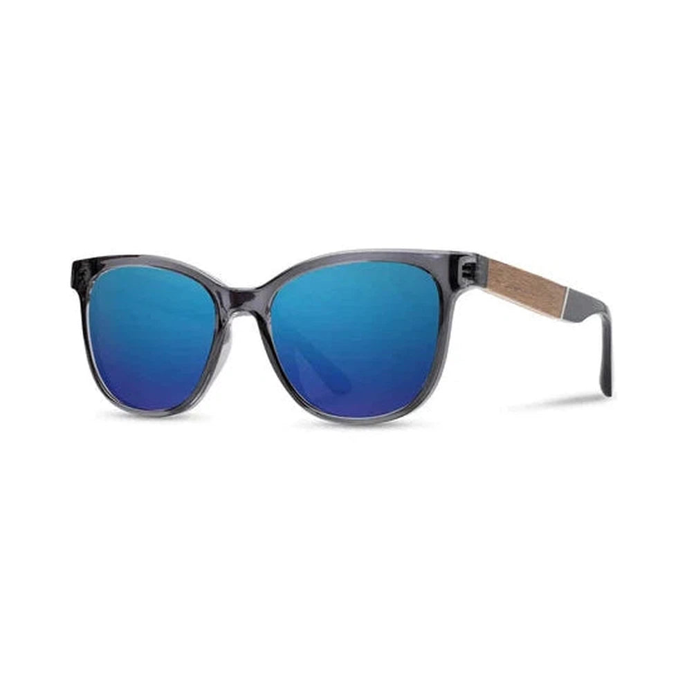 Camp Eyewear Cove-Accessories - Sunglasses-Camp Eyewear-Fog // Walnut-HD Plus Polarized Blue Flash-Appalachian Outfitters