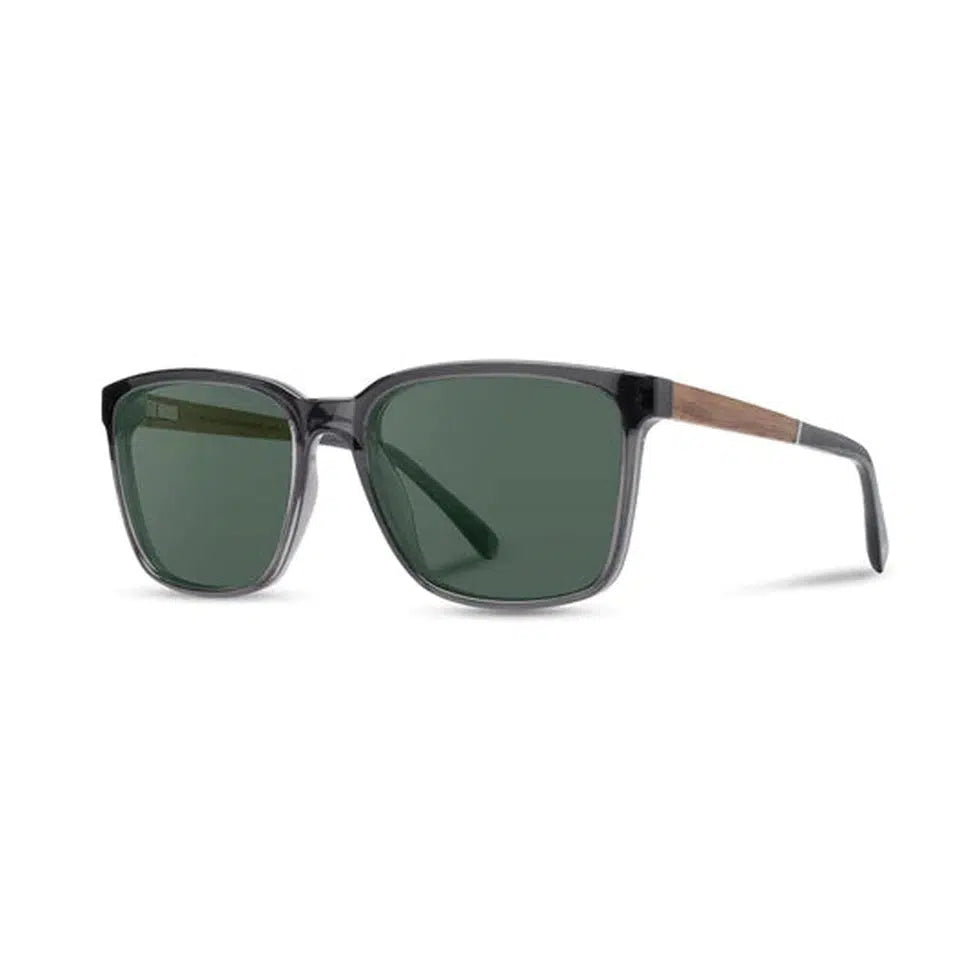Camp Eyewear Crag-Accessories - Sunglasses-Camp Eyewear-Fog // Walnut-Basic Polarized G15-Appalachian Outfitters