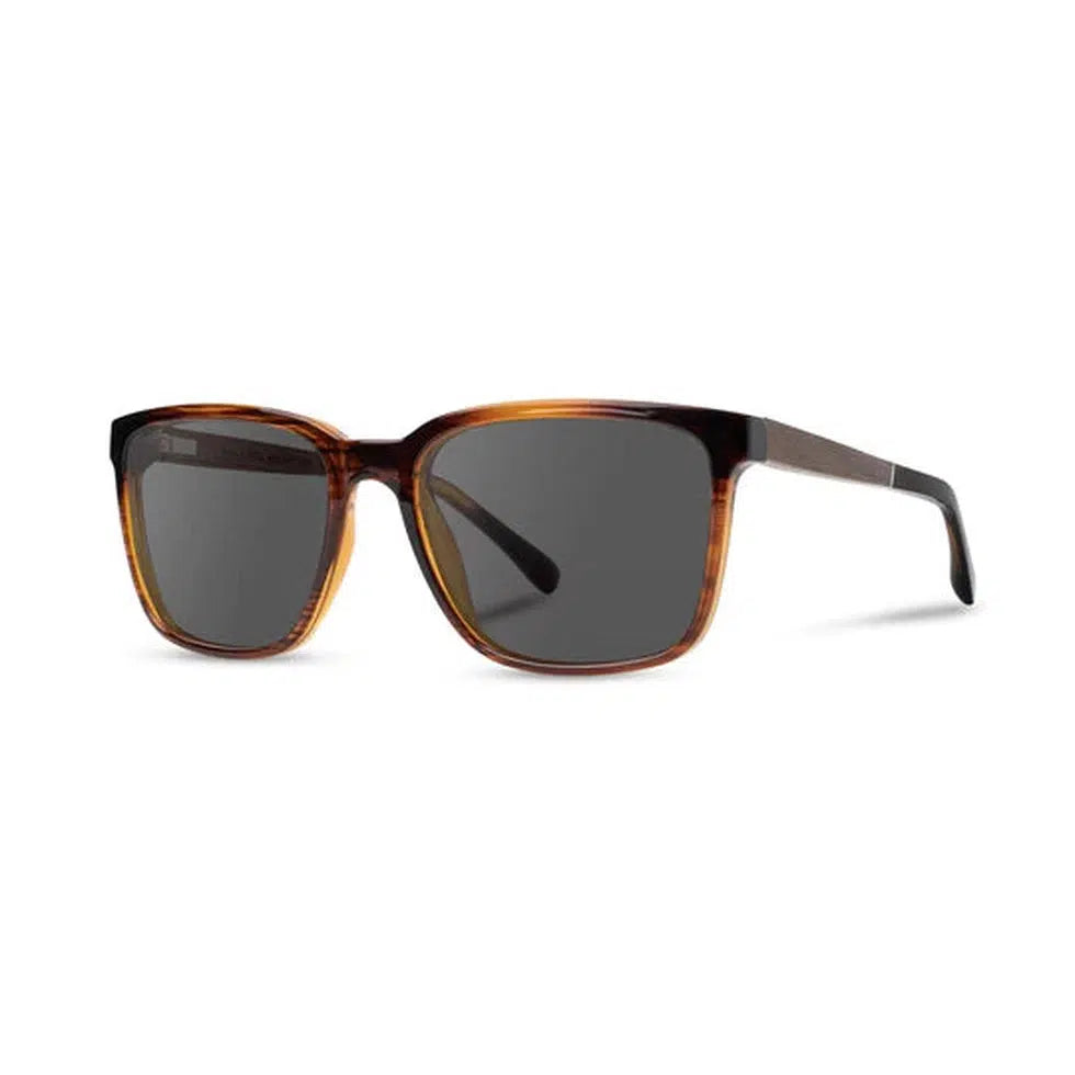Camp Eyewear Crag-Accessories - Sunglasses-Camp Eyewear-Tortoise // Walnut-Basic Polarized Grey-Appalachian Outfitters