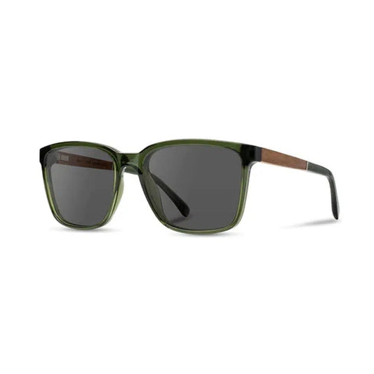 Camp Eyewear Crag-Accessories - Sunglasses-Camp Eyewear-Fern // Walnut-Basic Polarized Grey-Appalachian Outfitters