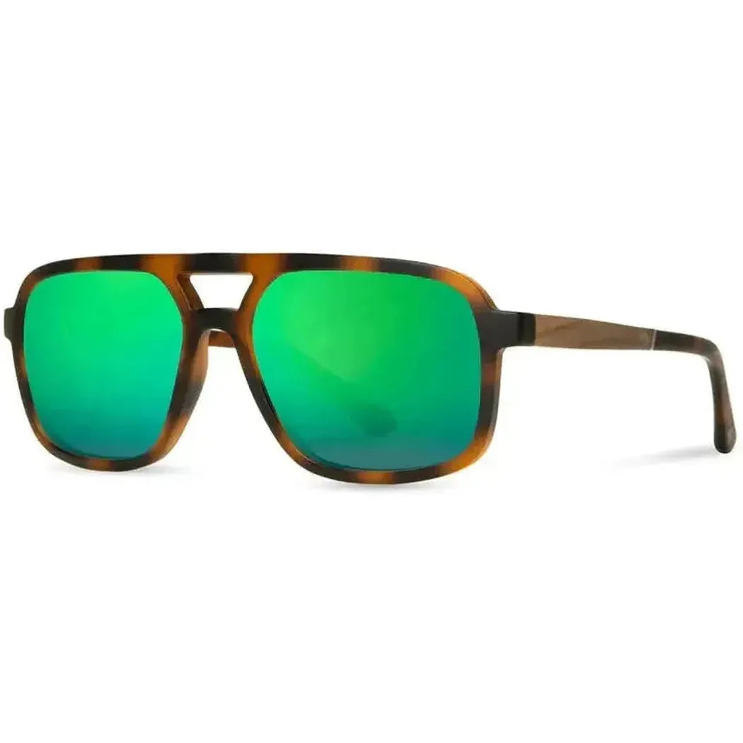 Camp Eyewear Glacier - Smokey Bear-Accessories - Eyewear - Sunglasses-Camp Eyewear-Matte Tortoise // Walnut-HD Plus Polarized Green Flash-Appalachian Outfitters