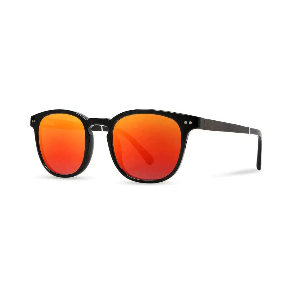 Camp Eyewear Topo-Accessories - Sunglasses-Camp Eyewear-Black // Ebony-HD Plus Polarized Solar Flash-Appalachian Outfitters