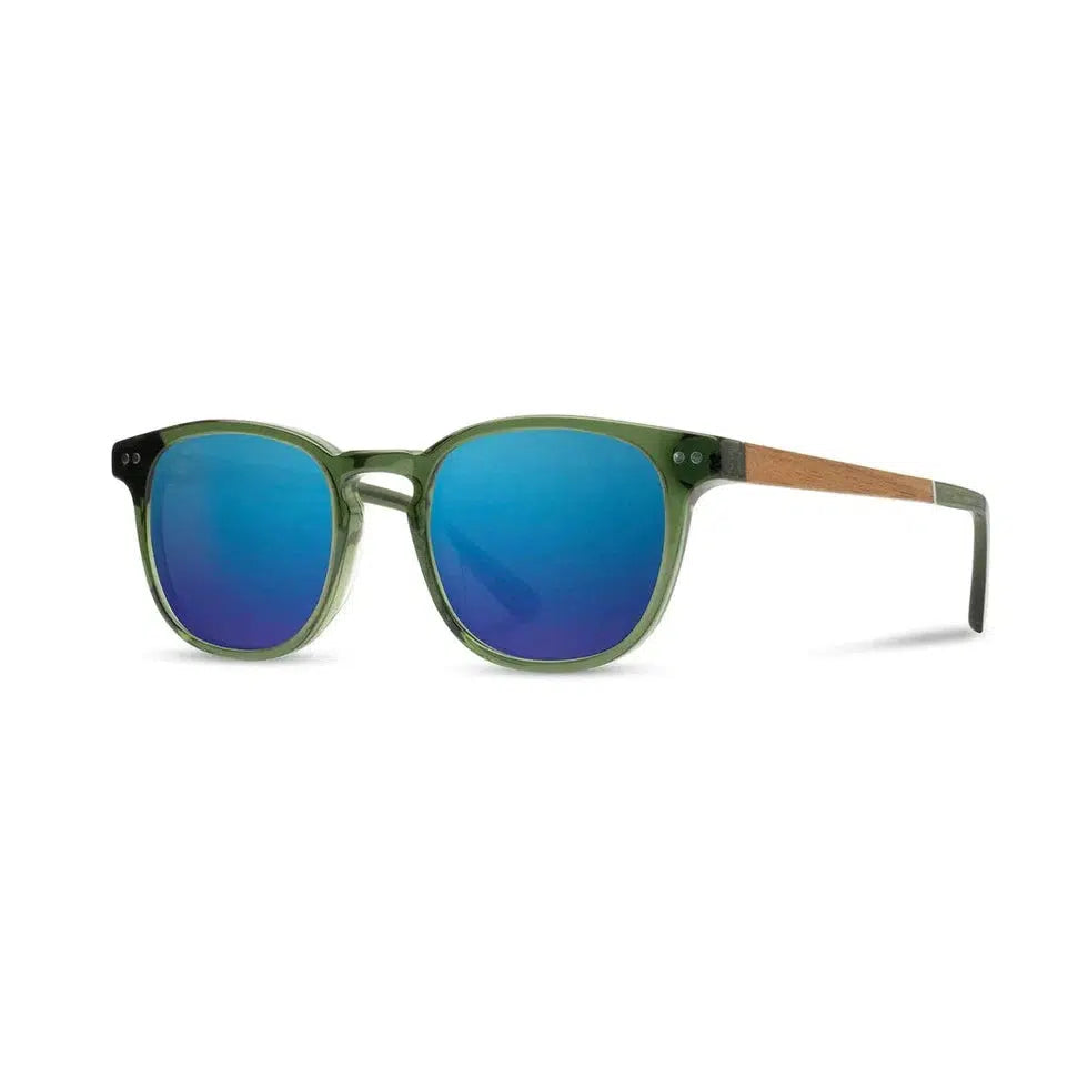 Camp Eyewear Topo-Accessories - Sunglasses-Camp Eyewear-Fern // Walnut-HD Plus Polarized Green Flash-Appalachian Outfitters