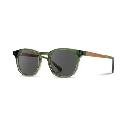 Camp Eyewear Topo-Accessories - Sunglasses-Camp Eyewear-Fern // Walnut-Basic Polarized Grey-Appalachian Outfitters