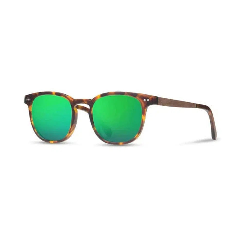 Camp Eyewear Topo-Accessories - Sunglasses-Camp Eyewear-Matte Tortoise // Walnut-HD Plus Polarized Green Flash-Appalachian Outfitters