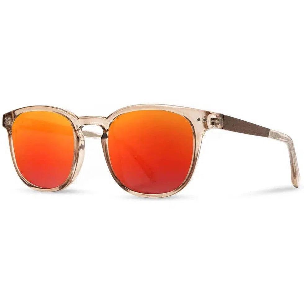 Camp Eyewear Topo - Joshua Tree Edition-Accessories - Sunglasses-Camp Eyewear-Desert // Walnut-HD Plus Polarized Solar Flash-Appalachian Outfitters