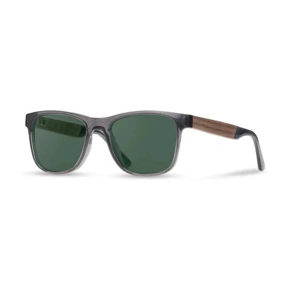 Camp Eyewear Trail-Accessories - Sunglasses-Camp Eyewear-Fog // Walnut-Basic Polarized G15-Appalachian Outfitters