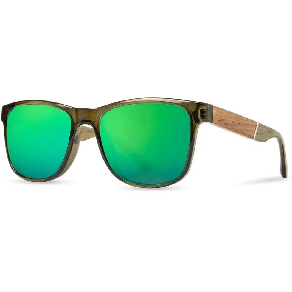 Camp Eyewear Trail - Glacier Edition-Accessories - Sunglasses-Camp Eyewear-Moss // Walnut-HD Plus Polarized Green Flash-Appalachian Outfitters