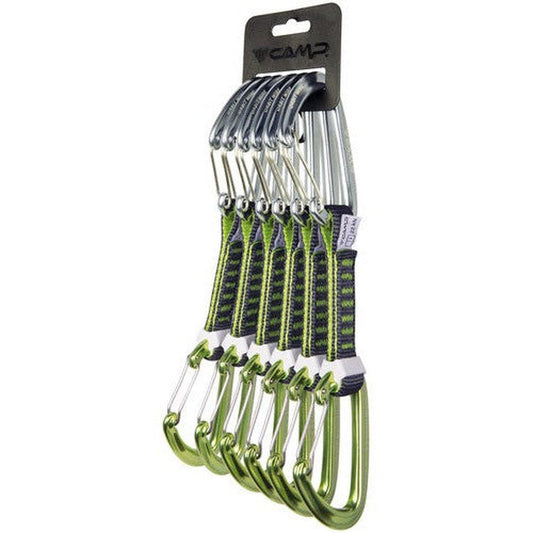 CAMP Orbit Wire Express KS 12 cm - 6 Pack-Climbing - Hardware - Quickdraws-Appalachian Outfitters