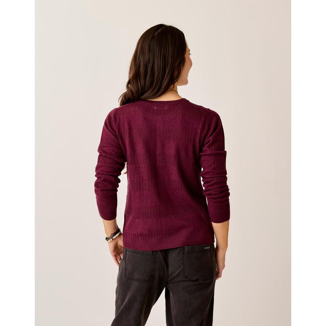 Carve Designs Women's Amara Pointelle Sweater-Women's - Clothing - Tops-Carve Designs-Appalachian Outfitters