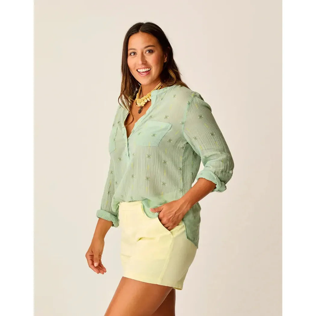 Carve Designs Women's Dylan Gauze Shirt-Women's - Clothing - Tops-Carve Designs-Appalachian Outfitters