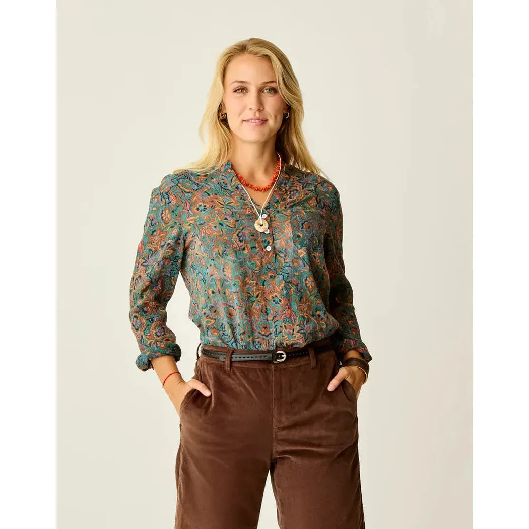 Carve Designs Women's Dylan Gauze Shirt-Women's - Clothing - Tops-Carve Designs-Appalachian Outfitters