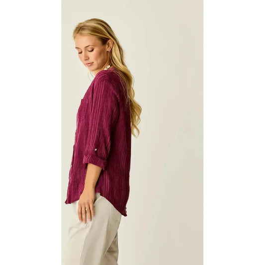 Carve Designs Women's Dylan Gauze Tunic-Women's - Clothing - Tops-Carve Designs-Appalachian Outfitters