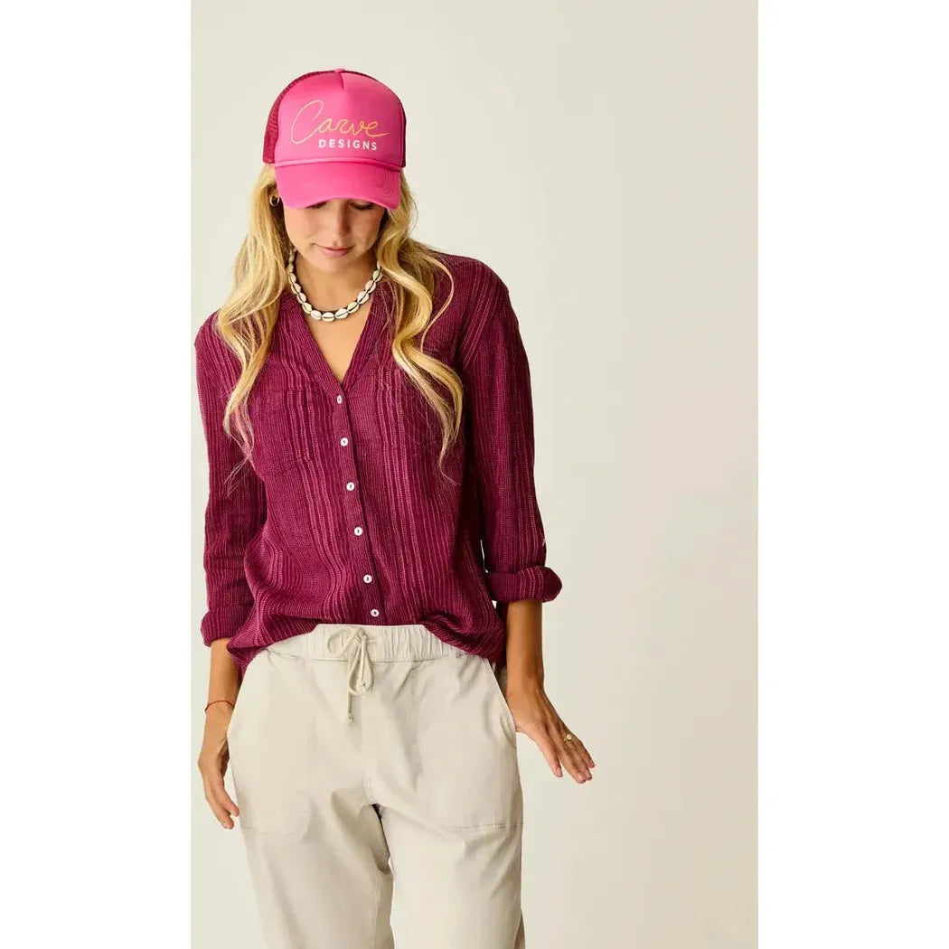 Carve Designs Women's Dylan Gauze Tunic-Women's - Clothing - Tops-Carve Designs-Appalachian Outfitters