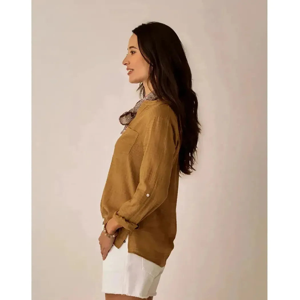 Carve Designs Women's Dylan Textured Shirt-Women's - Clothing - Bottoms-Carve Designs-Appalachian Outfitters