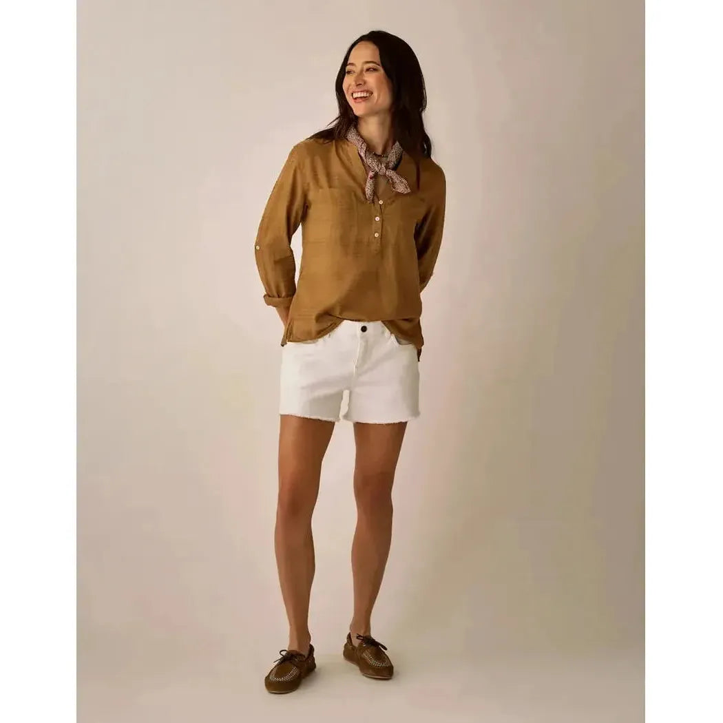 Carve Designs Women's Dylan Textured Shirt-Women's - Clothing - Bottoms-Carve Designs-Golden-S-Appalachian Outfitters