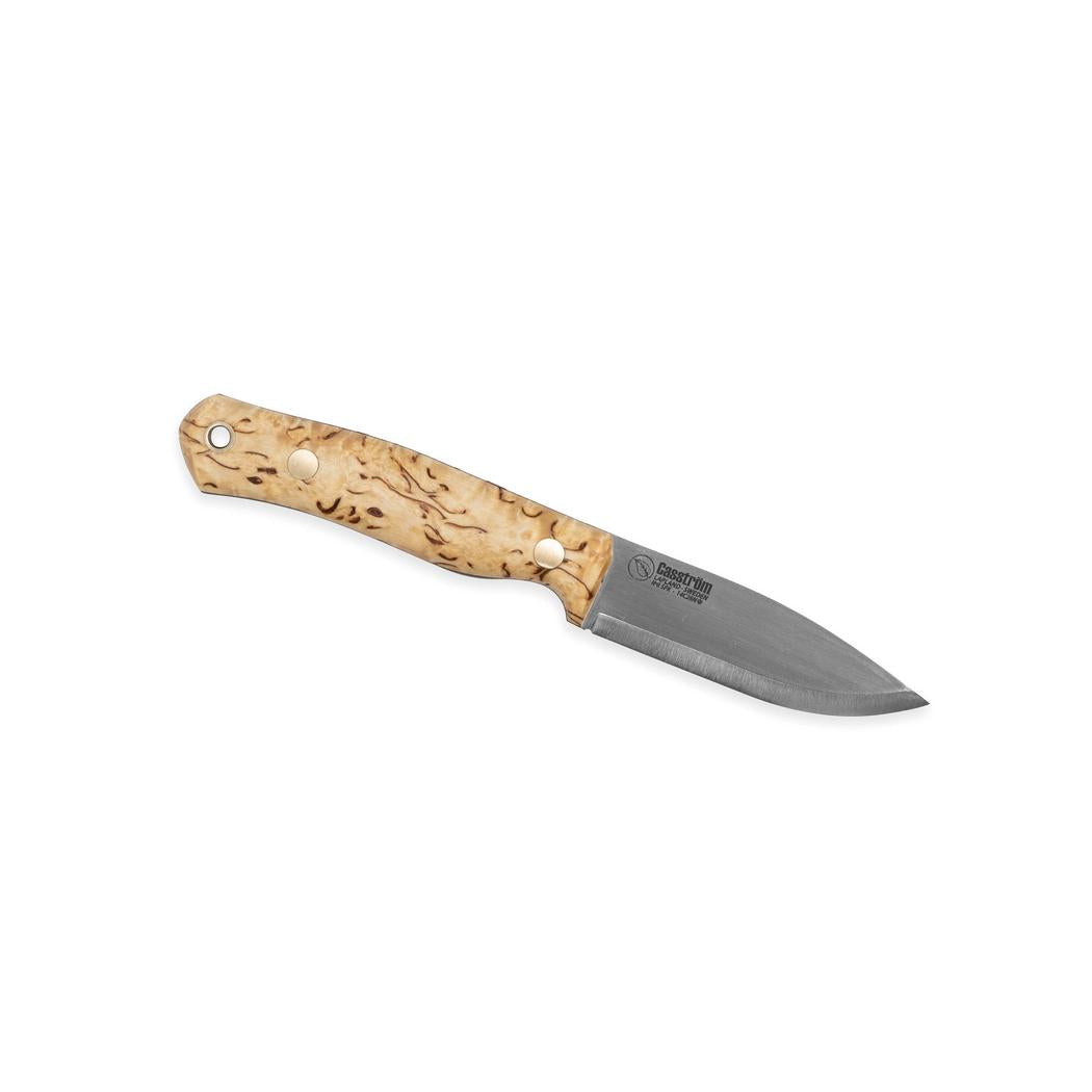 Casstrom No 8 Swedish Forest Knife Curly Birch with Firesteel