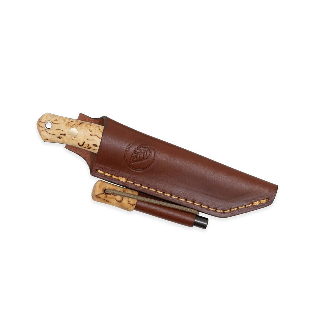 Casstrom No 8 Swedish Forest Knife Curly Birch with Firesteel