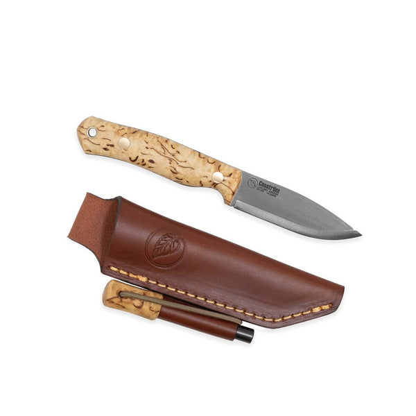 Casstrom No 8 Swedish Forest Knife Curly Birch with Firesteel